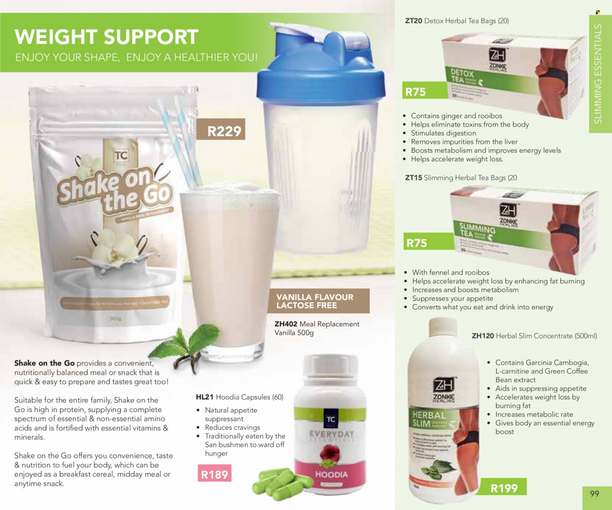 Table Charm Direct specials. Page 99
