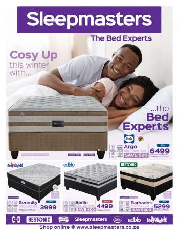 Sleepmasters catalogue  - 04/07/2022 - 07/08/2022.