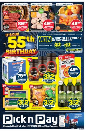 Pick n Pay catalogue  - 04/07/2022 - 10/07/2022.