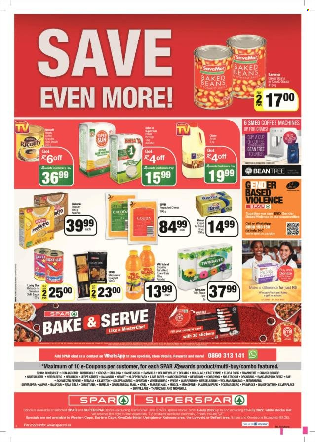 SPAR specials - 04/07/2022 - 10/07/2022. Page 1