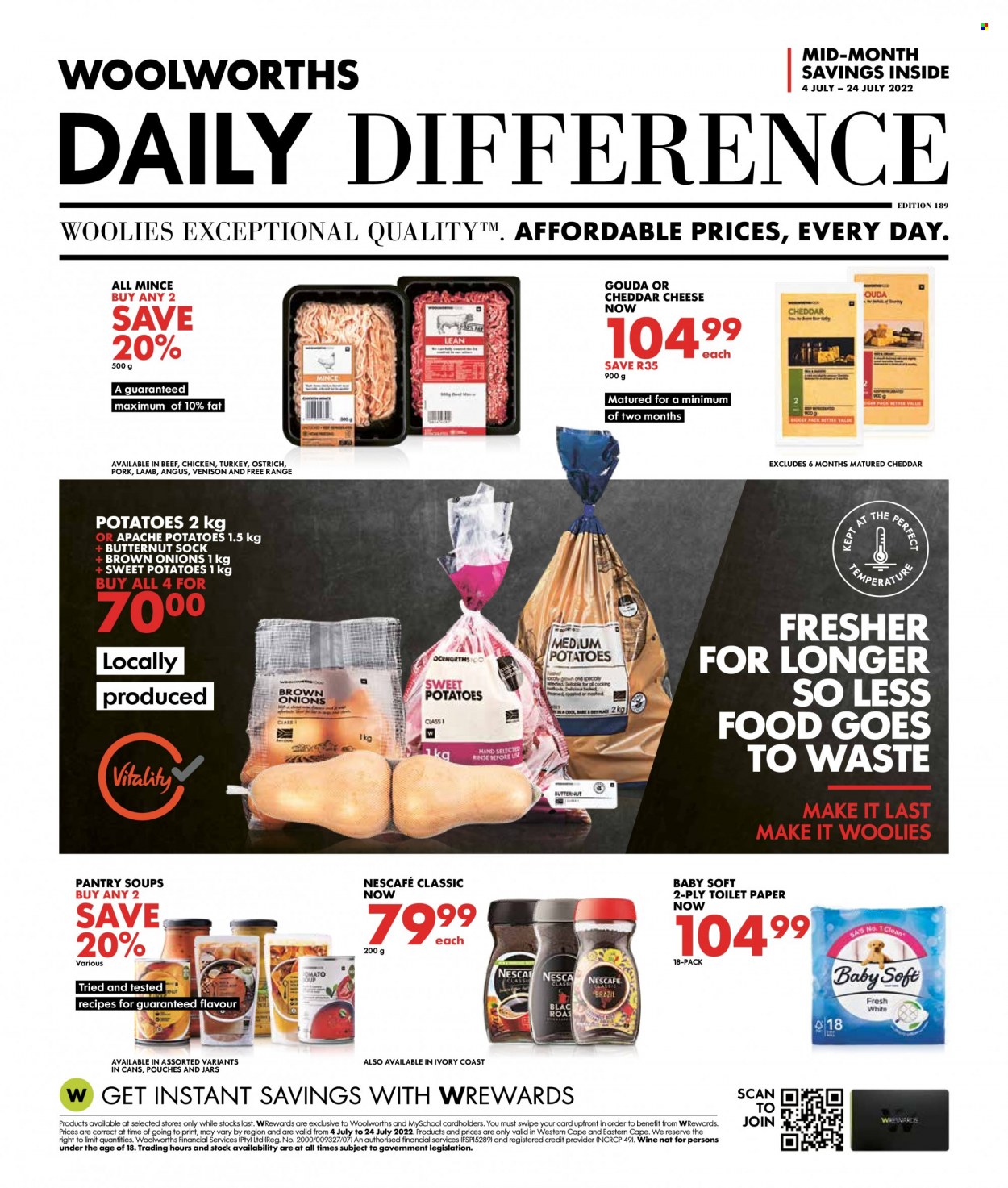 Woolworths specials - 04/07/2022 - 24/07/2022. Page 1