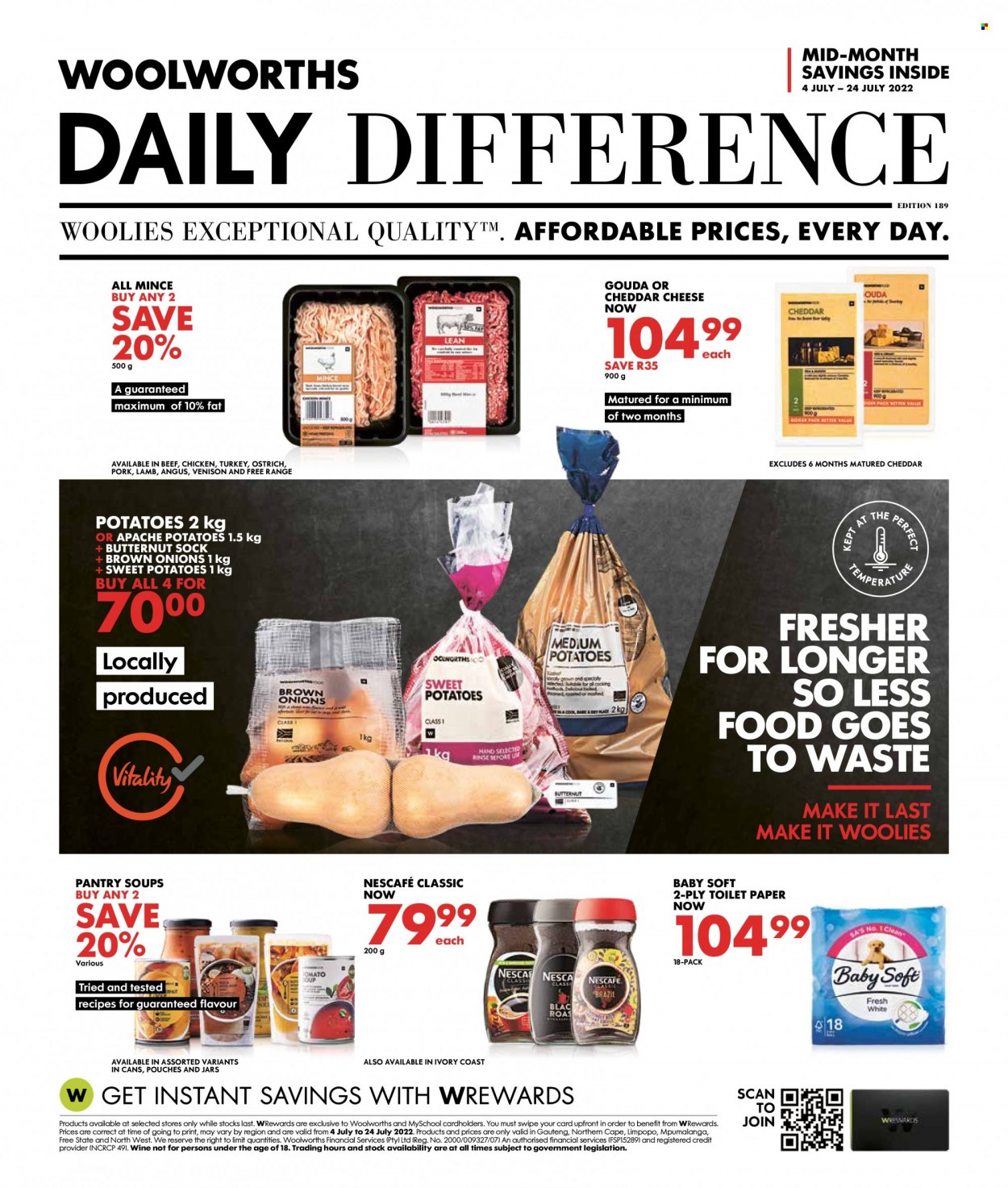 Woolworths specials - 04/07/2022 - 24/07/2022. Page 1