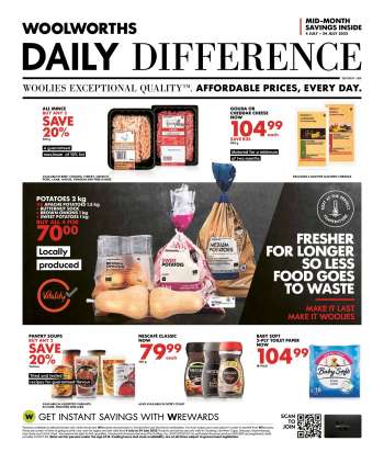 Woolworths catalogue  - 04/07/2022 - 24/07/2022.