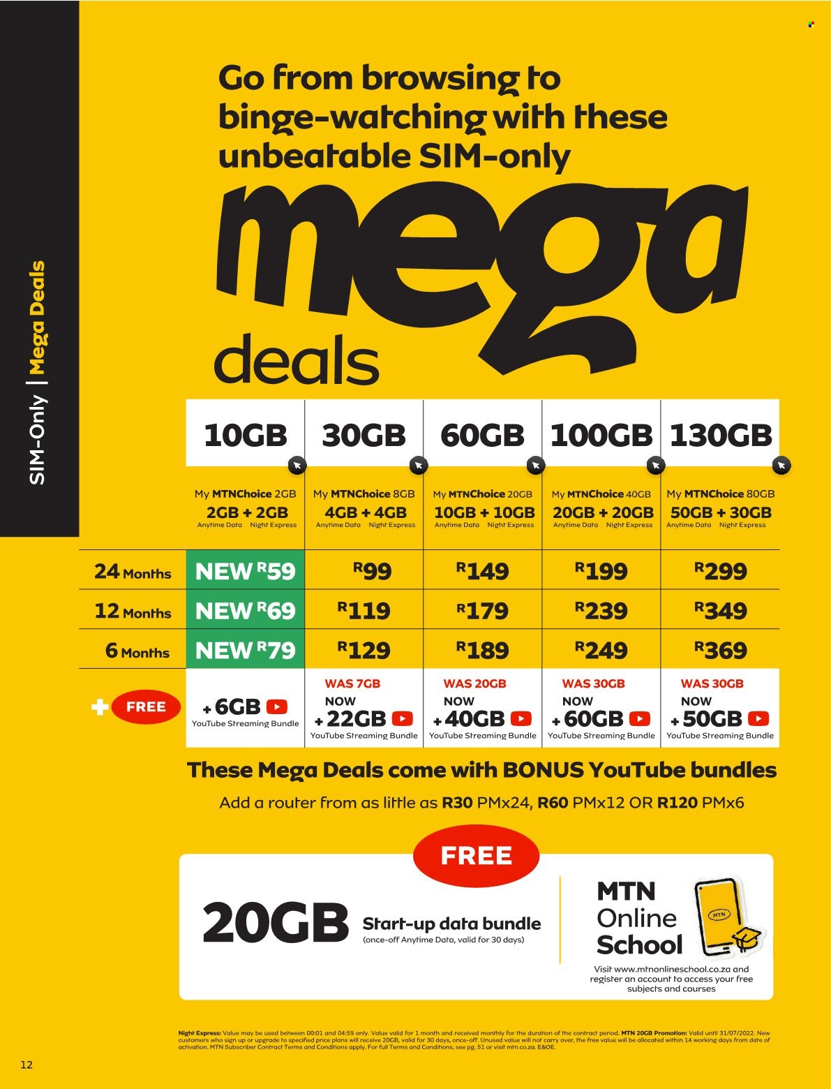 MTN specials - 01/07/2022 - 31/07/2022. Page 12