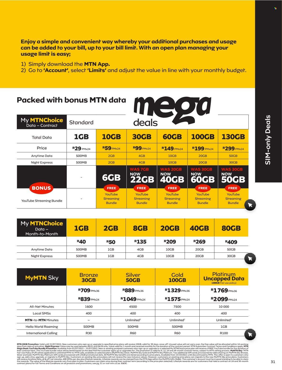 MTN specials - 01/07/2022 - 31/07/2022. Page 31