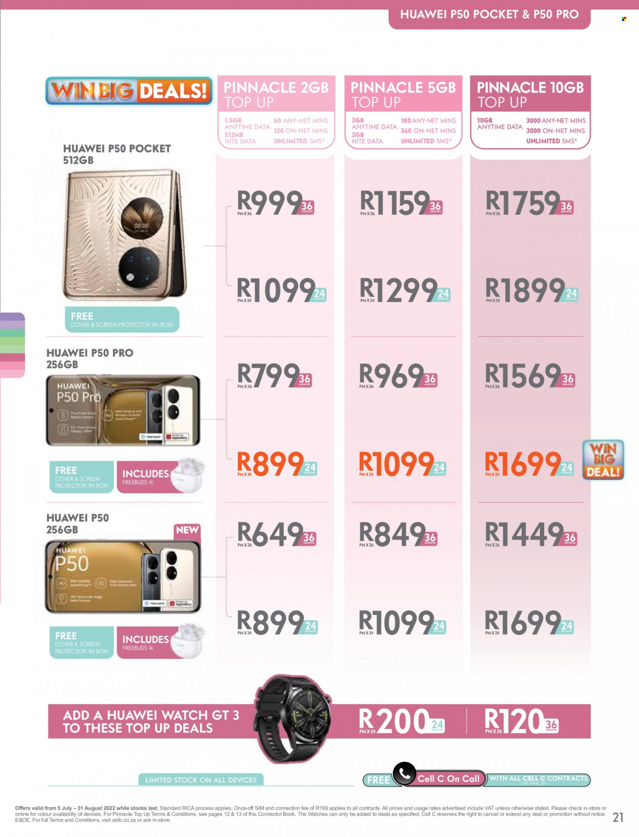 Cell C specials - 05/07/2022 - 31/08/2022. Page 21