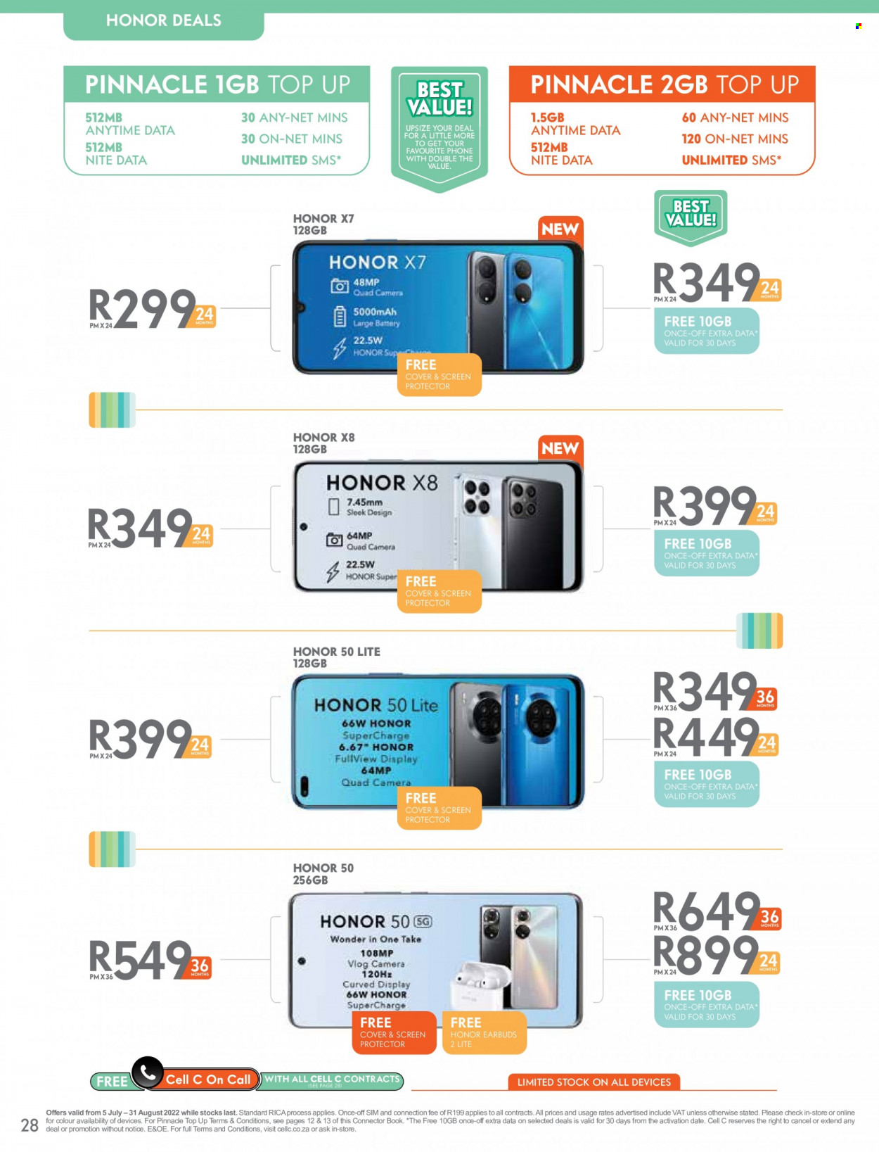 Cell C specials - 05/07/2022 - 31/08/2022. Page 28