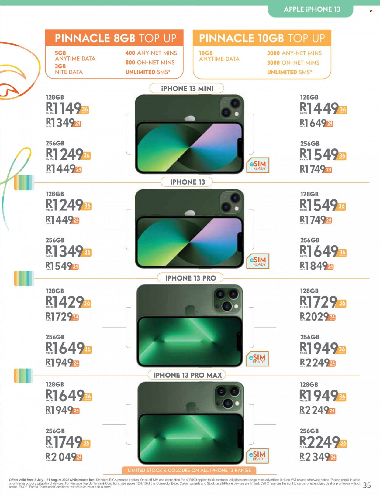 Cell C specials - 05/07/2022 - 31/08/2022. Page 35
