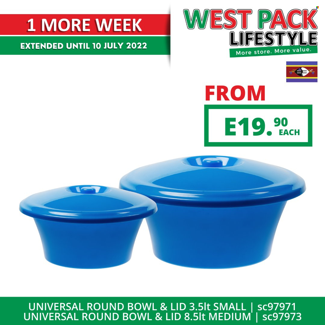 West Pack Lifestyle specials - 05/07/2022 - 10/07/2022. Page 18