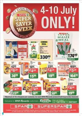 SPAR catalogue  - 04/07/2022 - 10/07/2022.