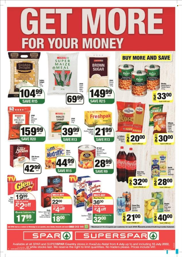 SPAR specials - 04/07/2022 - 10/07/2022. Page 4