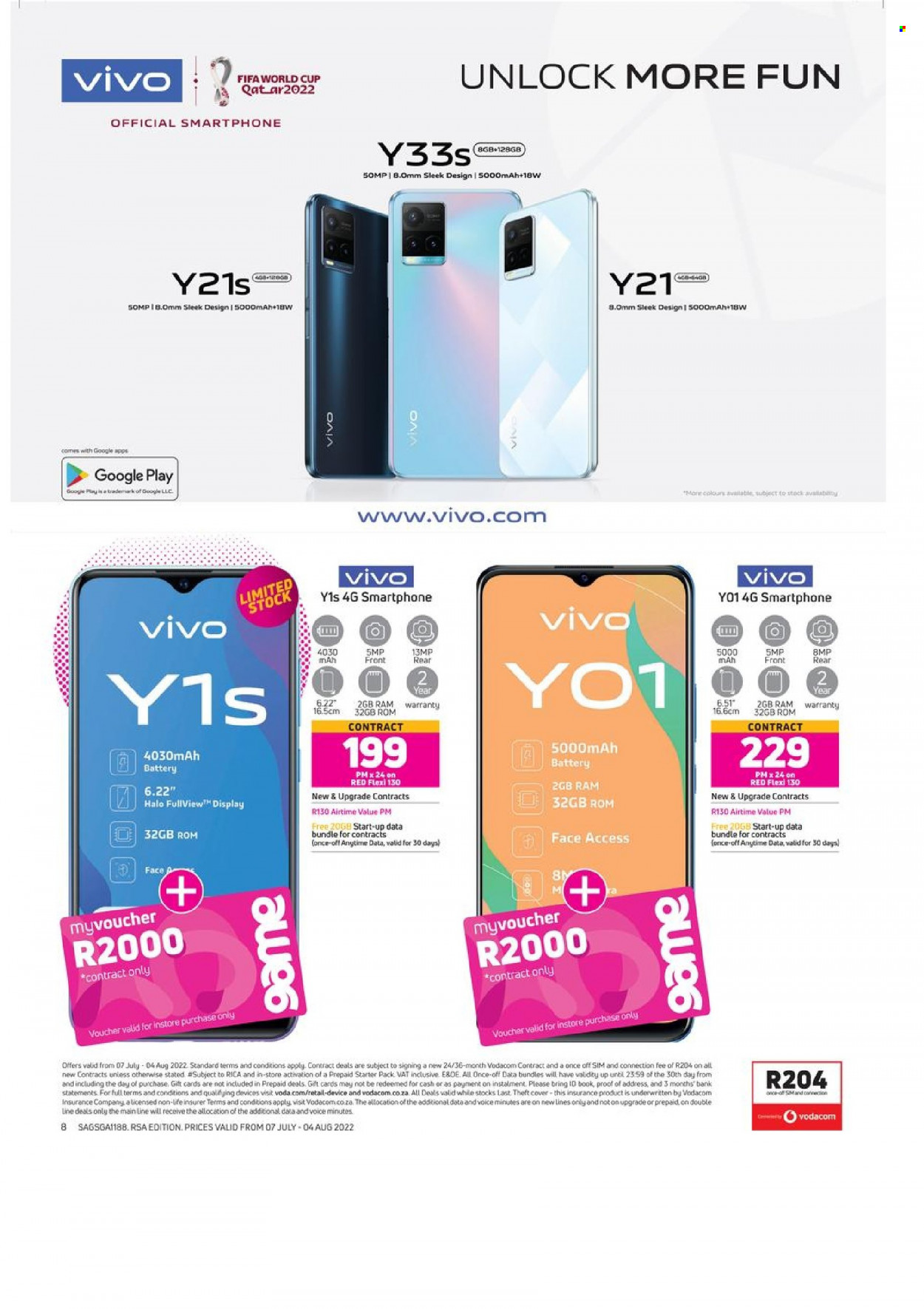 Game specials - 07/07/2022 - 04/08/2022. Page 8