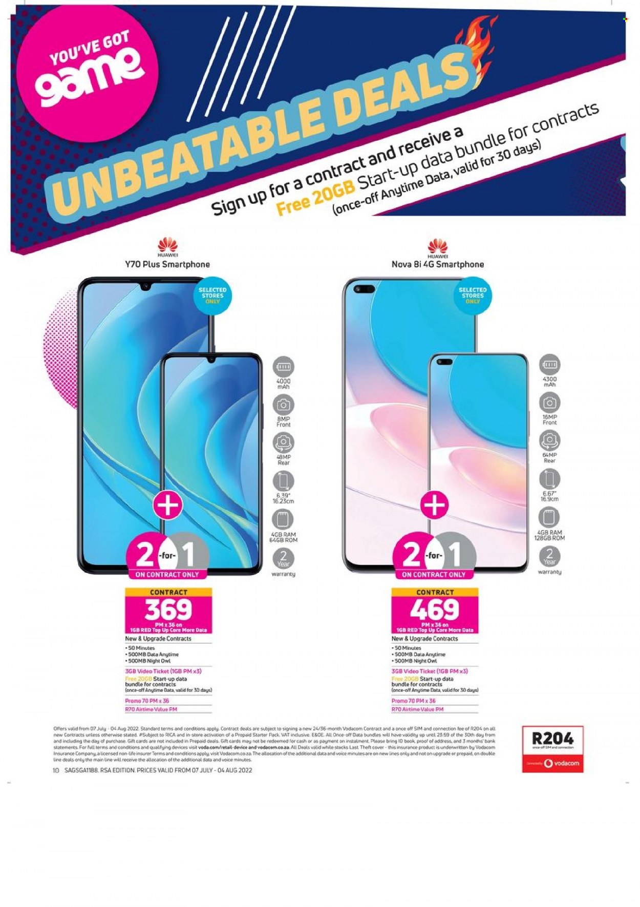 Game specials - 07/07/2022 - 04/08/2022. Page 10