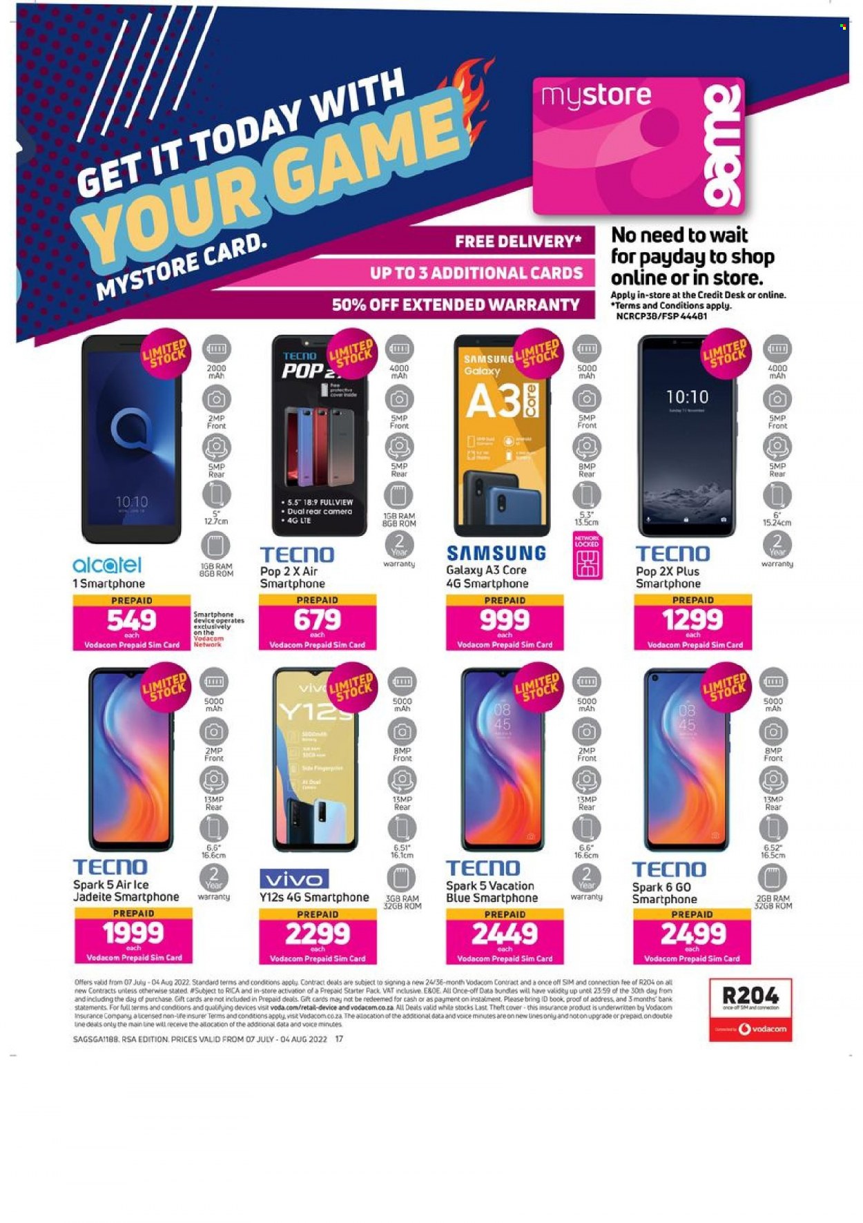 Game specials - 07/07/2022 - 04/08/2022. Page 17