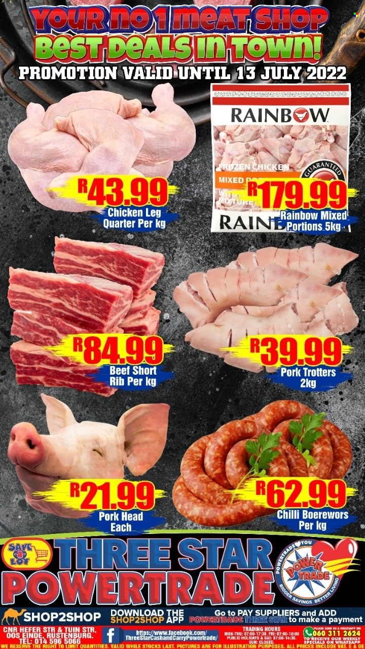 Three Star Cash and Carry specials - 09/07/2022 - 13/07/2022. Page 1