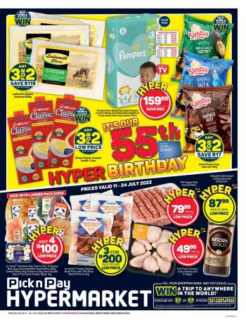 Pick n Pay Hypermarket catalogue  - 11/07/2022 - 24/07/2022.