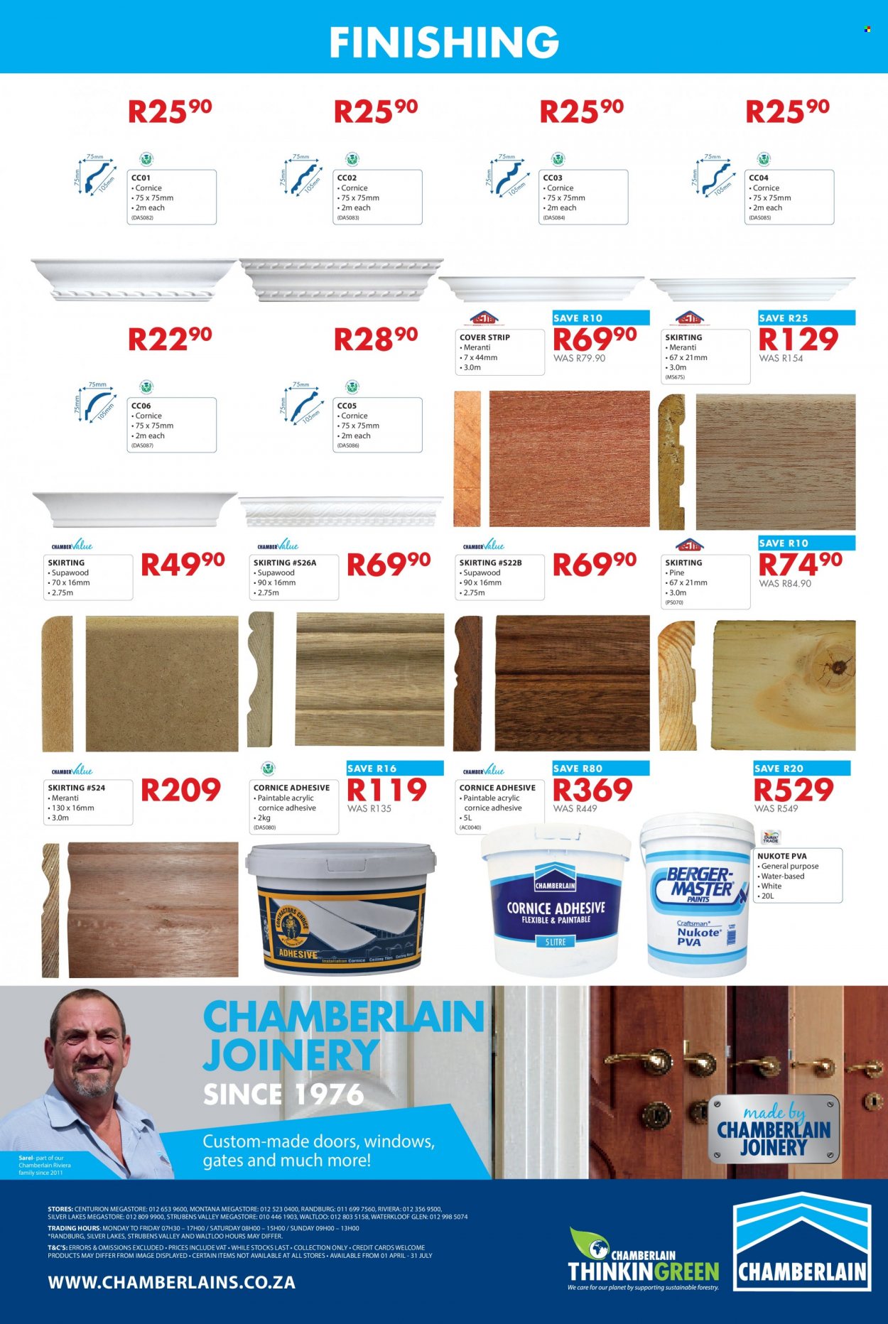 Chamberlain specials - 01/07/2022 - 31/07/2022. Page 4