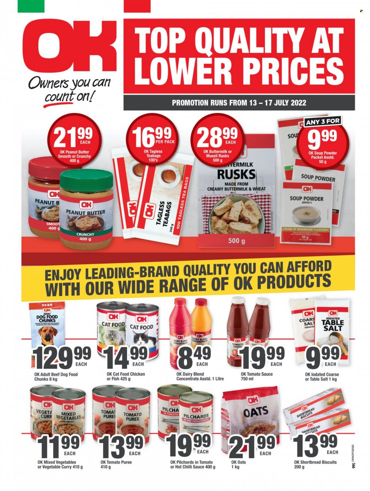 OK Foods specials - 13/07/2022 - 17/07/2022. Page 1