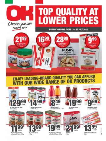OK Foods catalogue  - 13/07/2022 - 17/07/2022.