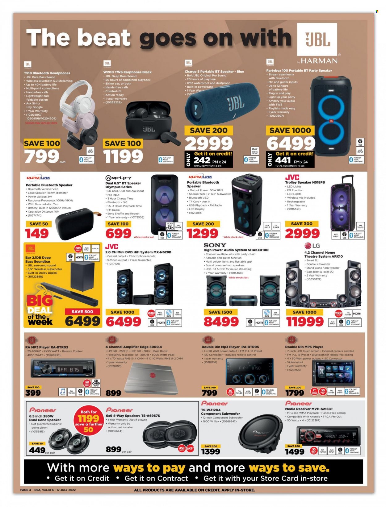 HiFi Corp specials - 06/07/2022 - 17/07/2022. Page 4