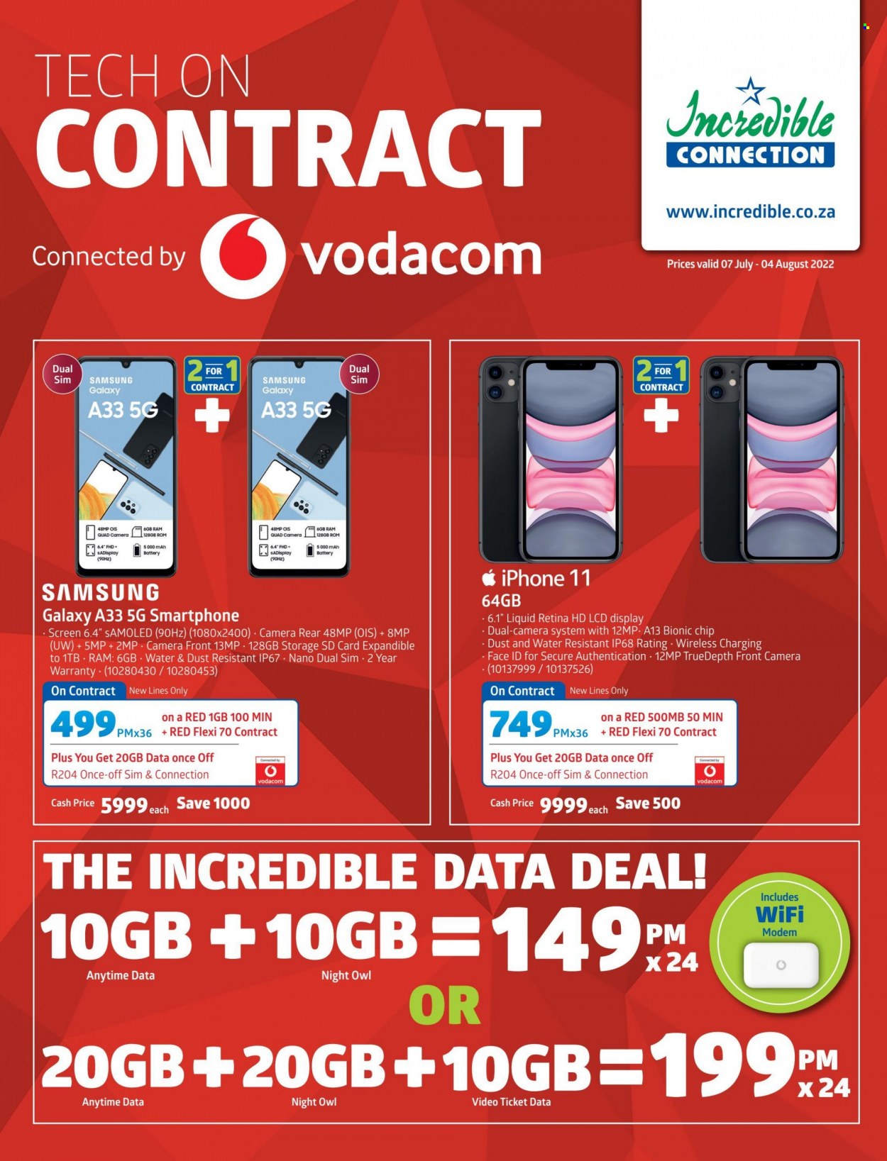 Incredible Connection specials - 07/07/2022 - 04/08/2022. Page 1