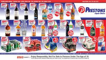 Prestons Liquor Stores catalogue  - 14/07/2022 - 17/07/2022.