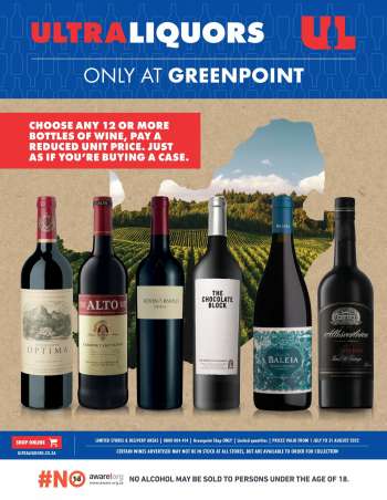 Ultra Liquors catalogue  - 01/07/2022 - 31/08/2022.