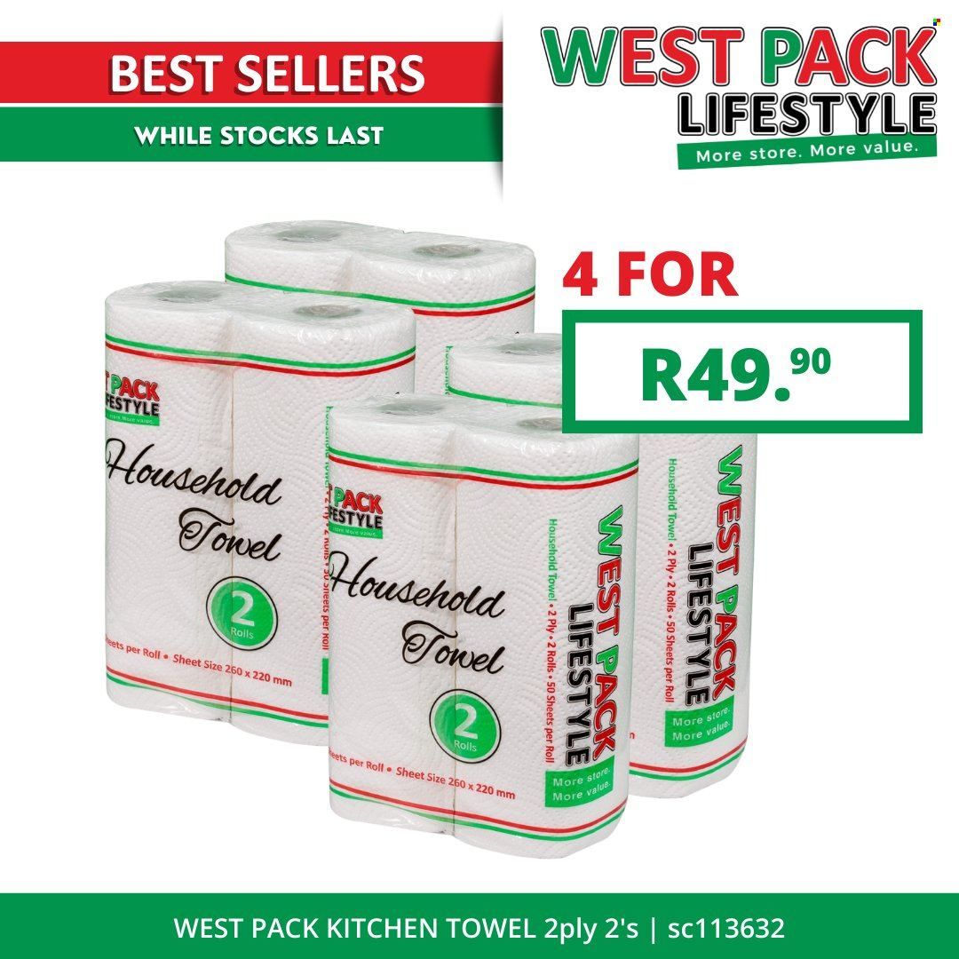 West Pack Lifestyle specials. Page 1