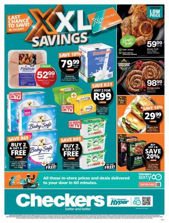 Checkers catalogue  - 18/07/2022 - 24/07/2022.