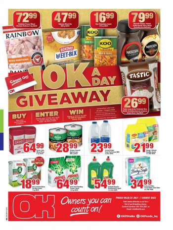 OK Foods catalogue  - 22/07/2022 - 07/08/2022.