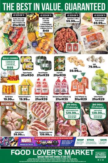 Food Lover's Market catalogue  - 18/07/2022 - 24/07/2022.