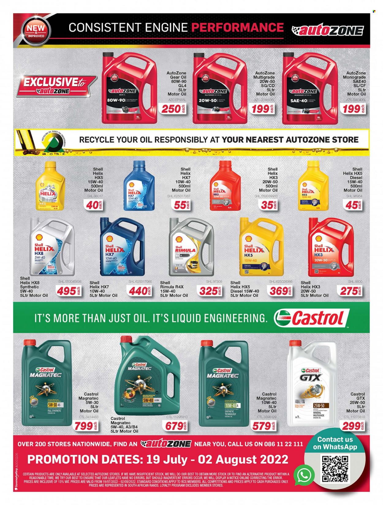 AutoZone specials - 19/07/2022 - 02/08/2022. Page 8