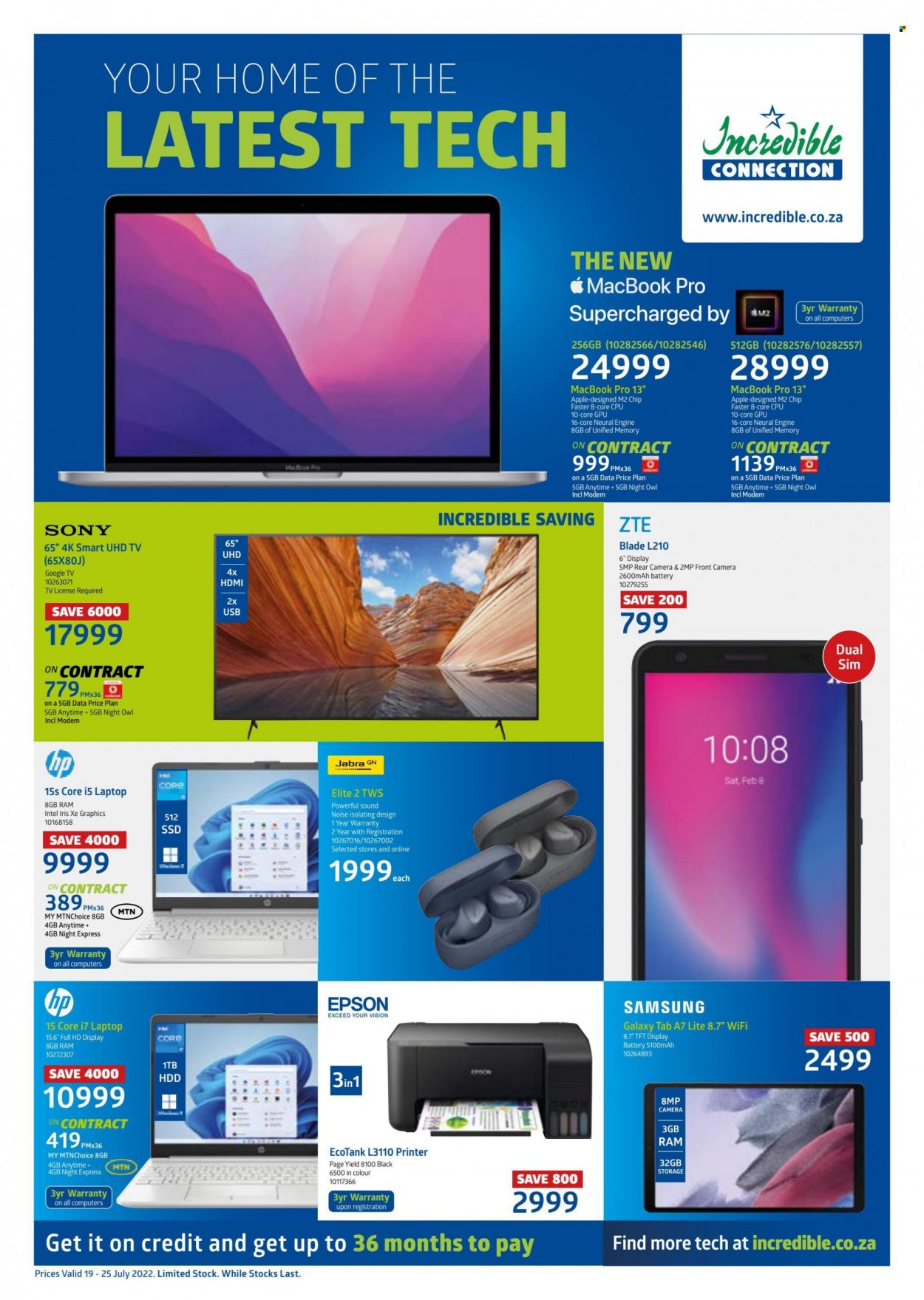 Incredible Connection specials - 19/07/2022 - 25/07/2022. Page 1