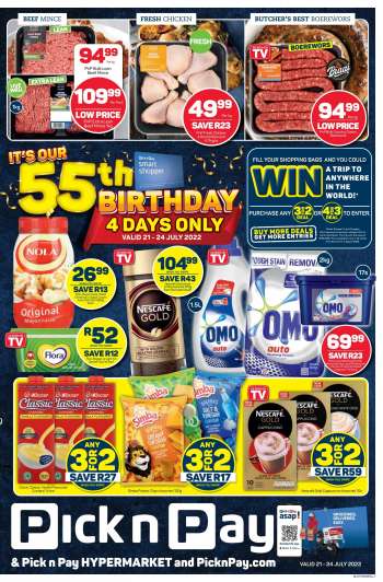Pick n Pay catalogue  - 21/07/2022 - 24/07/2022.