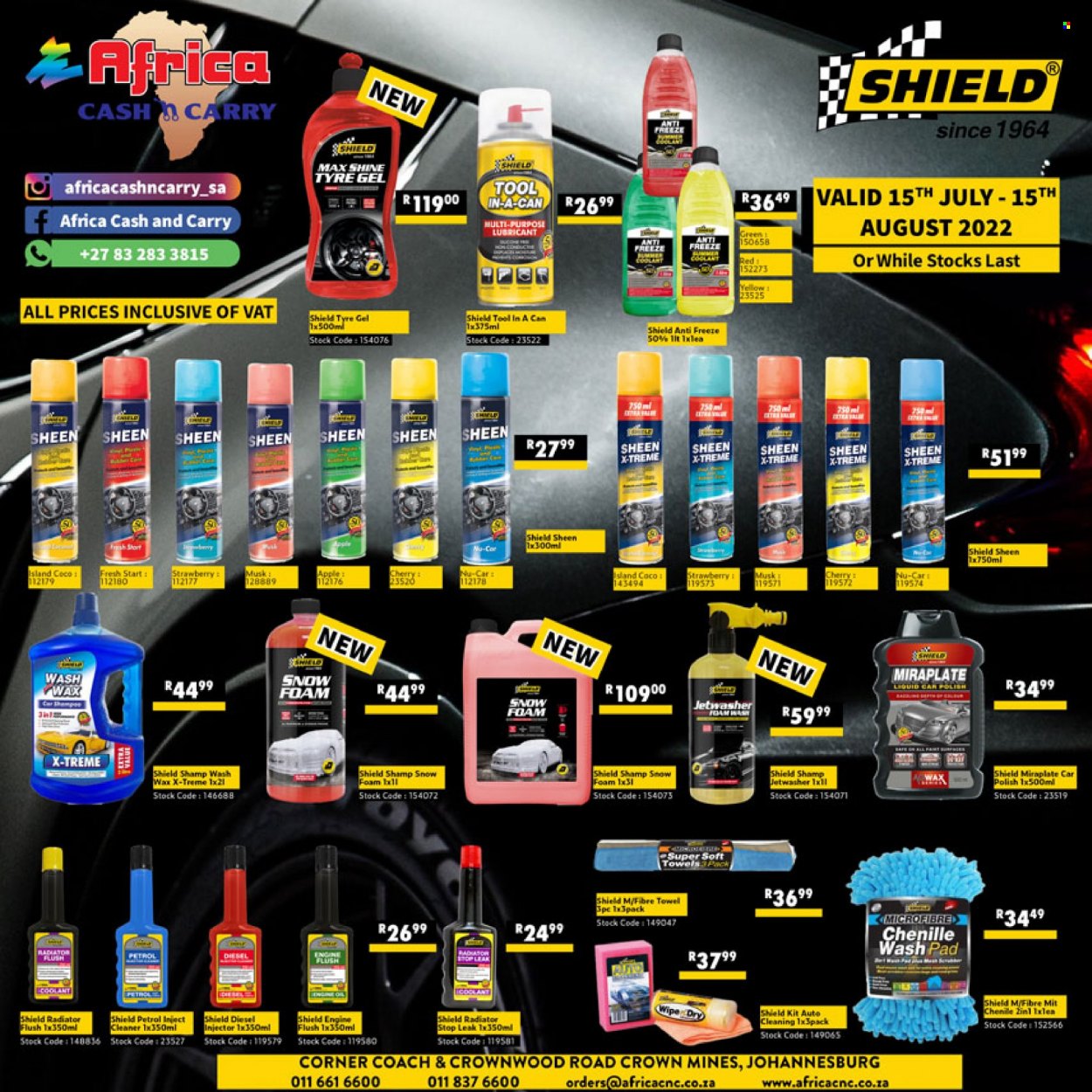 Africa Cash & Carry specials - 15/07/2022 - 15/08/2022. Page 1