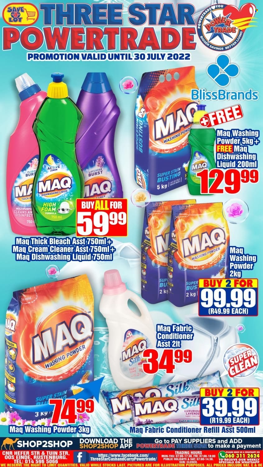 Three Star Cash and Carry specials - 21/07/2022 - 30/07/2022. Page 1