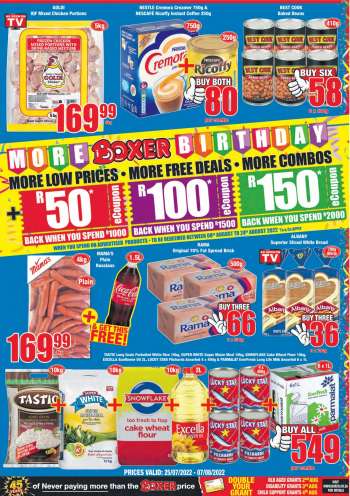 Boxer catalogue  - 25/07/2022 - 07/08/2022.