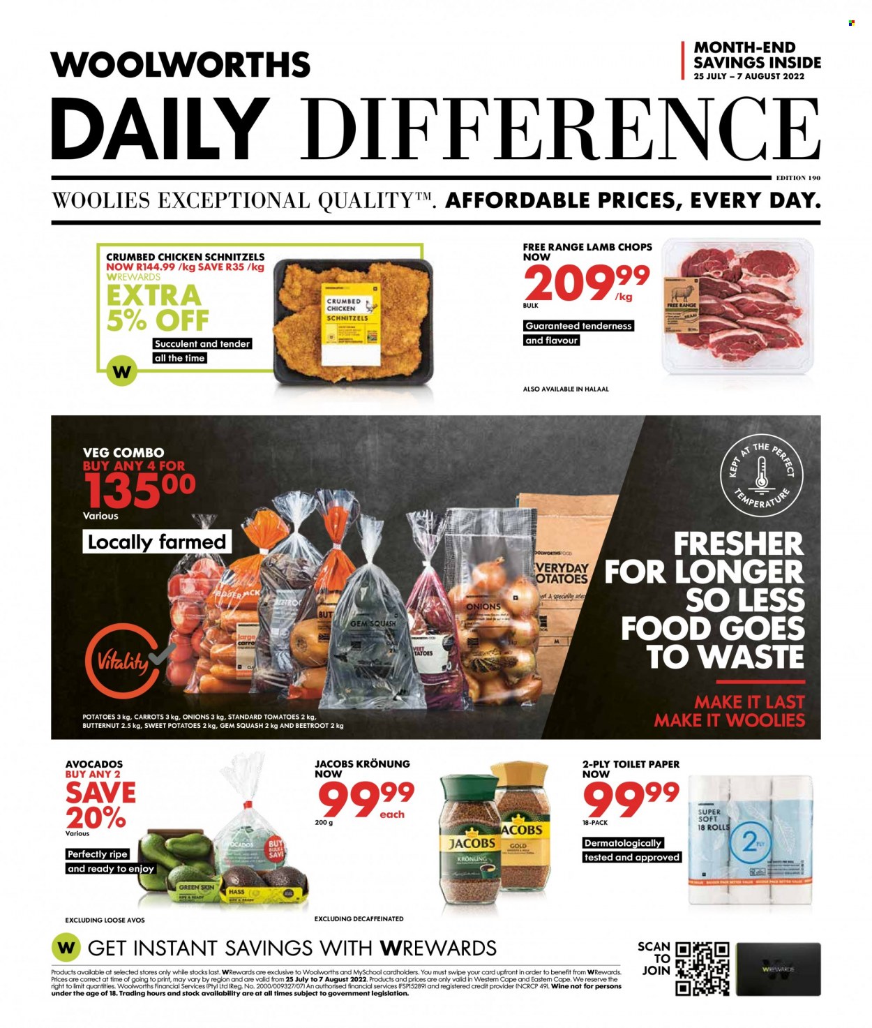 Woolworths specials - 25/07/2022 - 07/08/2022. Page 1
