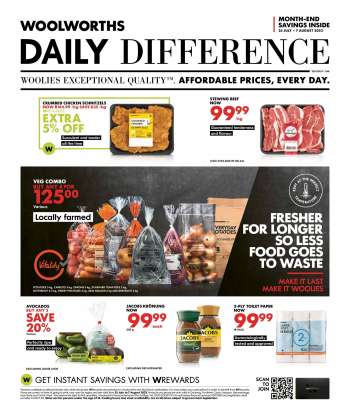 Woolworths catalogue  - 25/07/2022 - 07/08/2022.