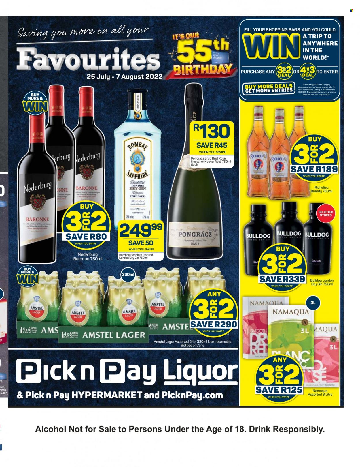 Pick n Pay Liquor specials - 25/07/2022 - 07/08/2022. Page 1
