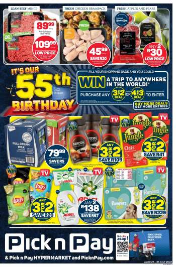 Pick n Pay catalogue  - 25/07/2022 - 31/07/2022.