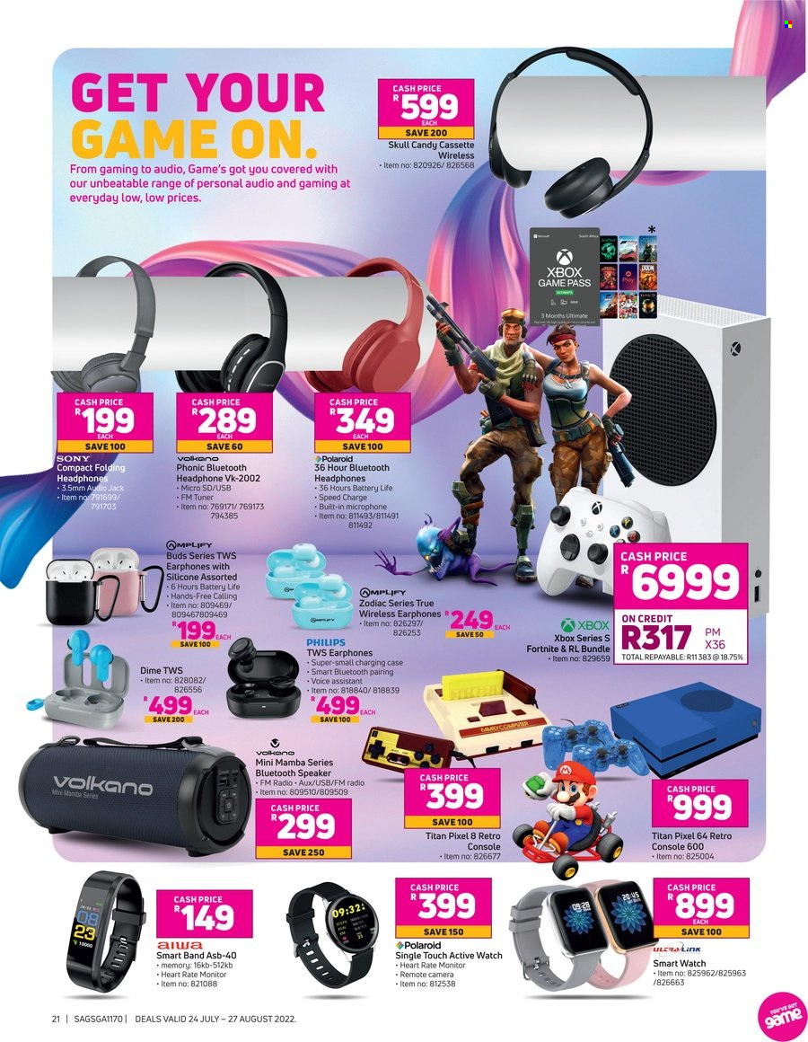 Game specials - 24/07/2022 - 27/08/2022. Page 21