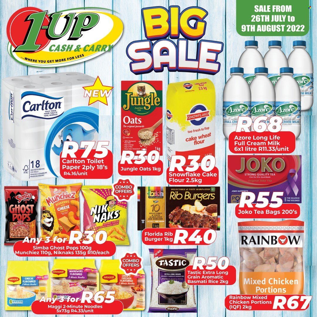 1UP Cash & Carry specials - 26/07/2022 - 09/08/2022. Page 1