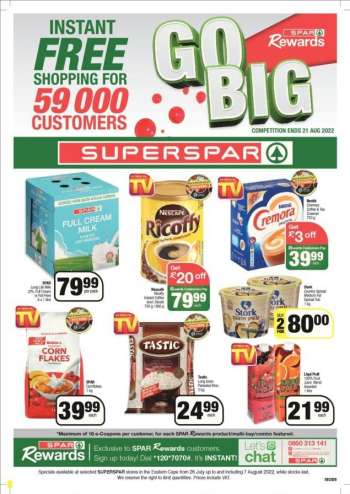 SPAR catalogue  - 26/07/2022 - 07/08/2022.