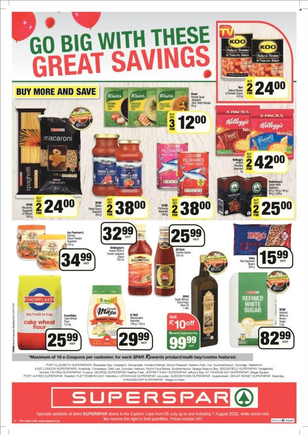 SPAR specials - 26/07/2022 - 07/08/2022. Page 12