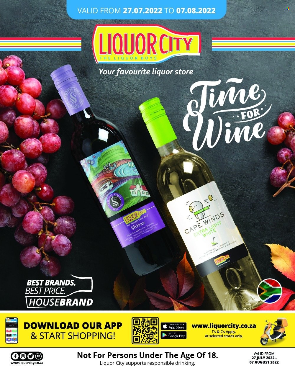 Liquor City specials - 27/07/2022 - 07/08/2022. Page 1