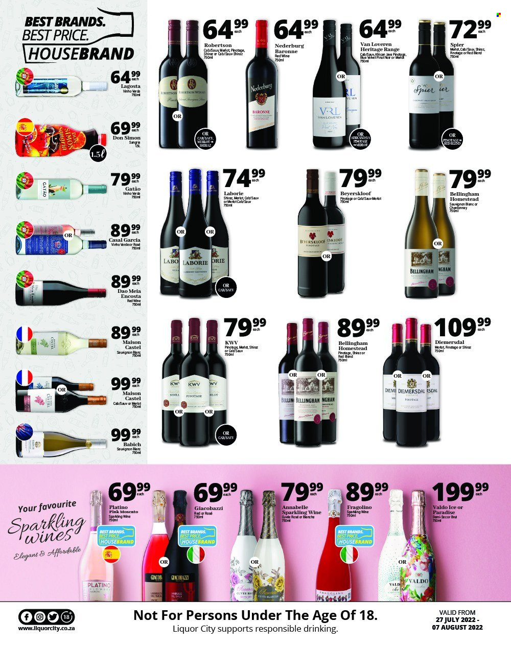 Liquor City specials - 27/07/2022 - 07/08/2022. Page 3