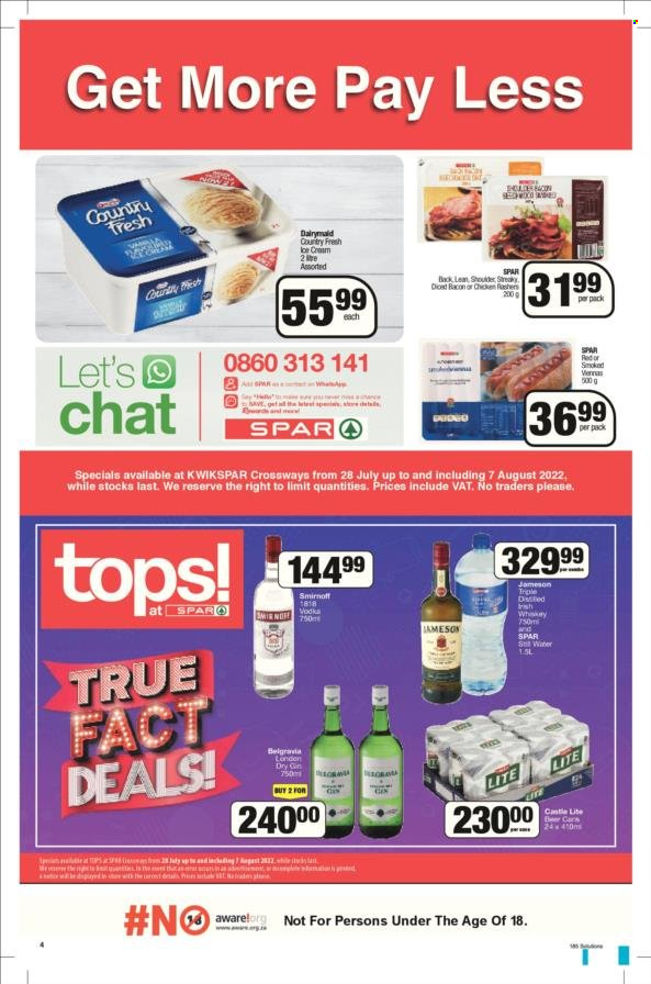 SPAR specials - 25/07/2022 - 07/08/2022. Page 4