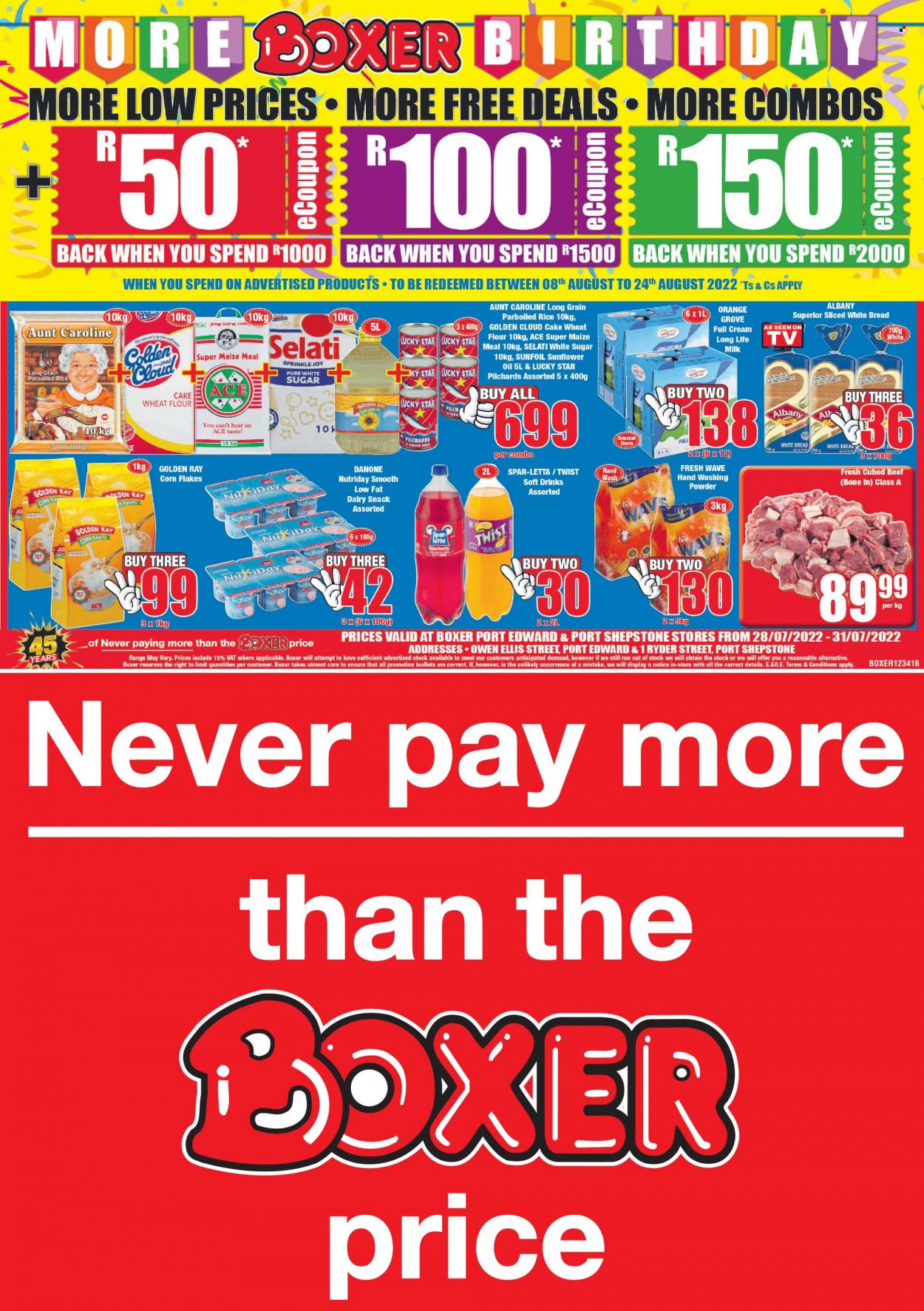 Boxer specials - 28/07/2022 - 31/07/2022. Page 1