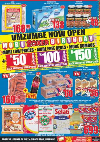Boxer catalogue  - 28/07/2022 - 07/08/2022.